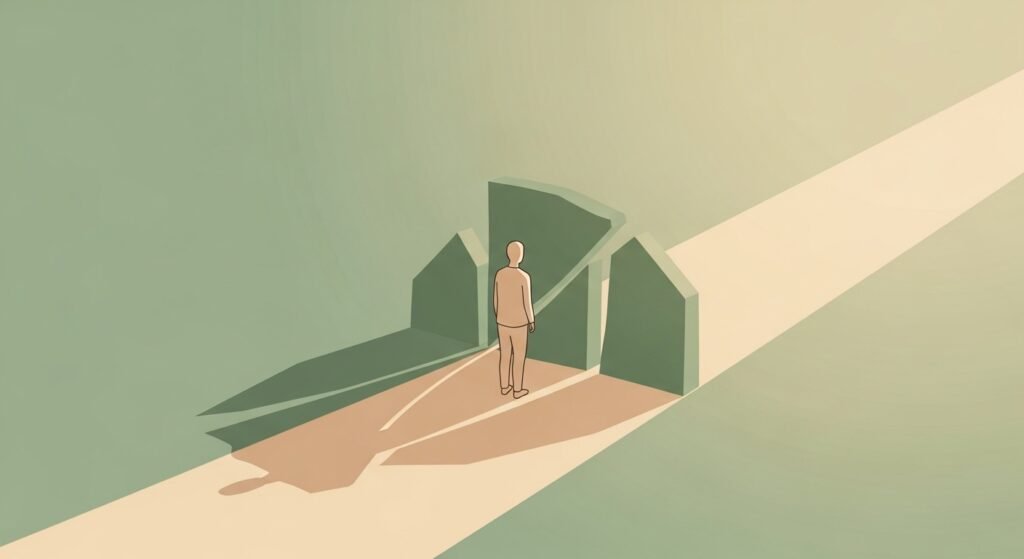 A autossabotagem acontece quando repetimos comportamentos que nos afastam dos nossos próprios objetivos